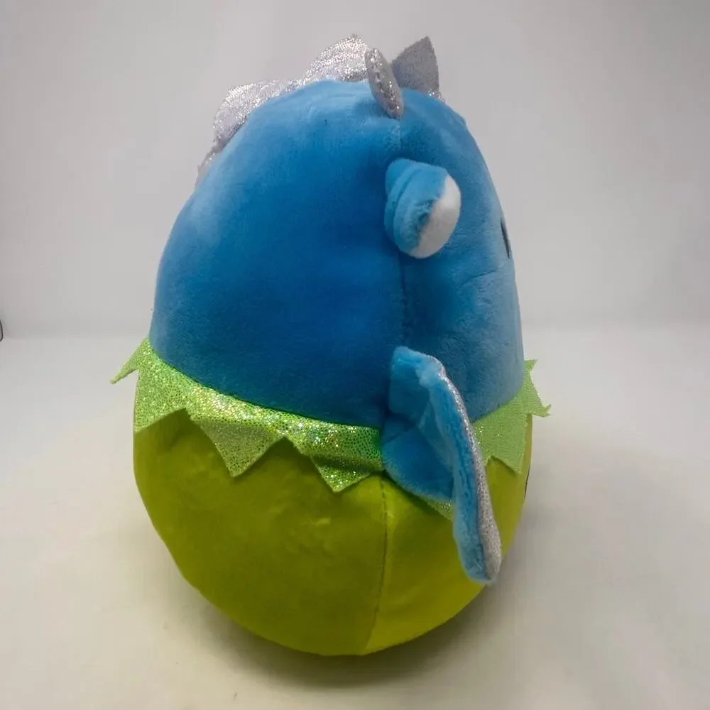 Kellytoy‎ Squishmallow's Landis the Dragon Green Blue Jolly Rancher 7